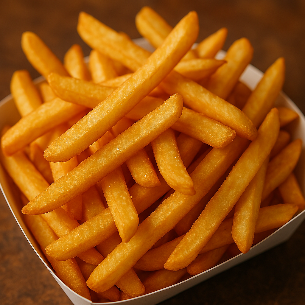 Golden crispy chips