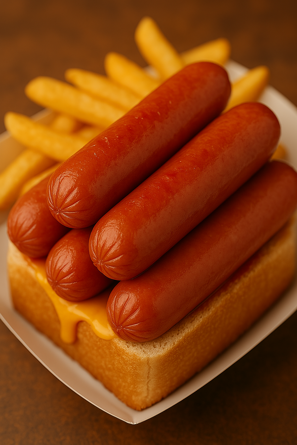 Tasty Vienna sausages